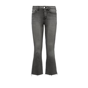 L'Agence Kendra High Rise Flared Cropped Jeans In Misty Gray Size 27 NWOT